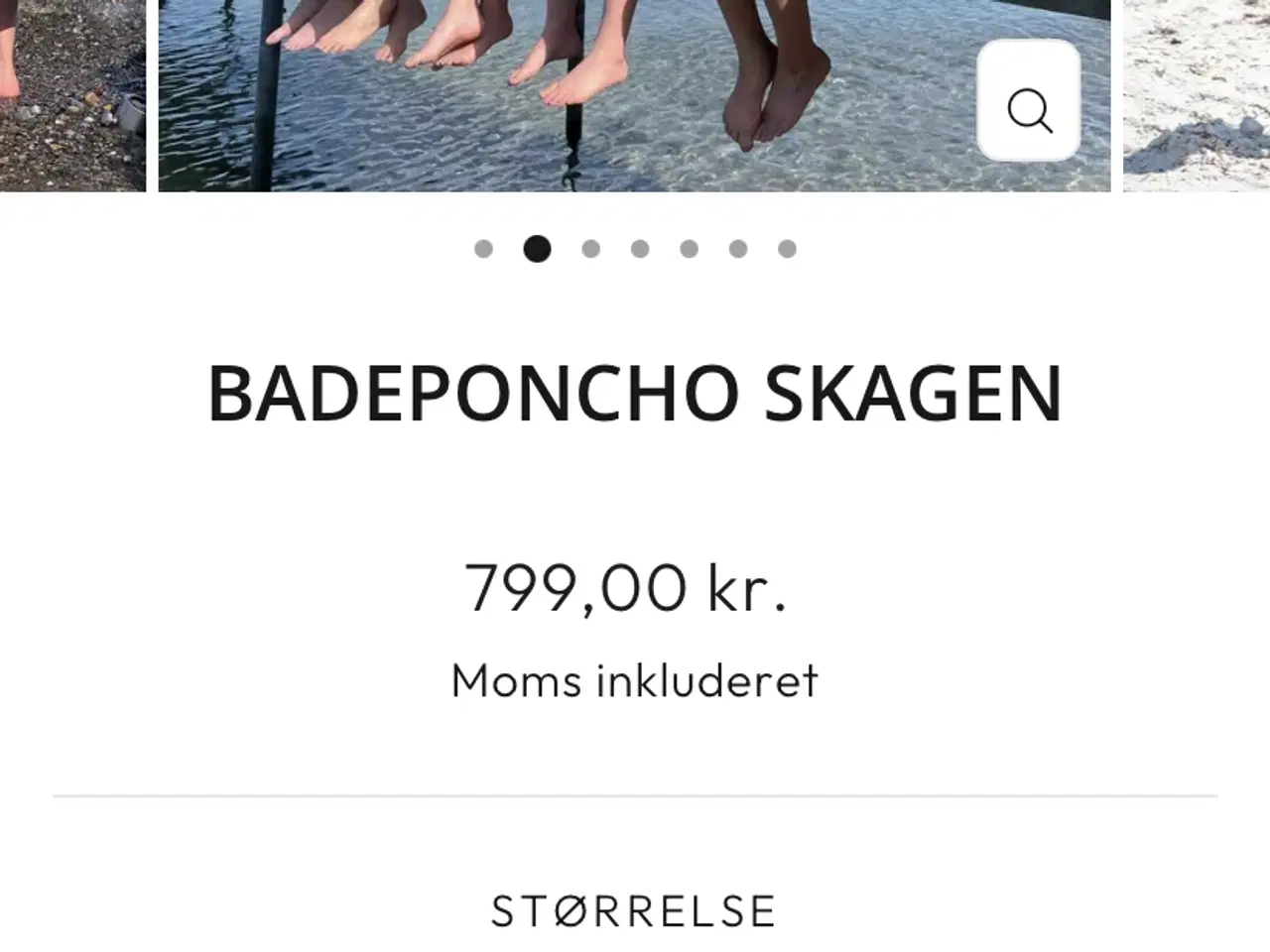 Billede 9 - Vinterbaderen poncho til børn str. 4-9 år. Se bill