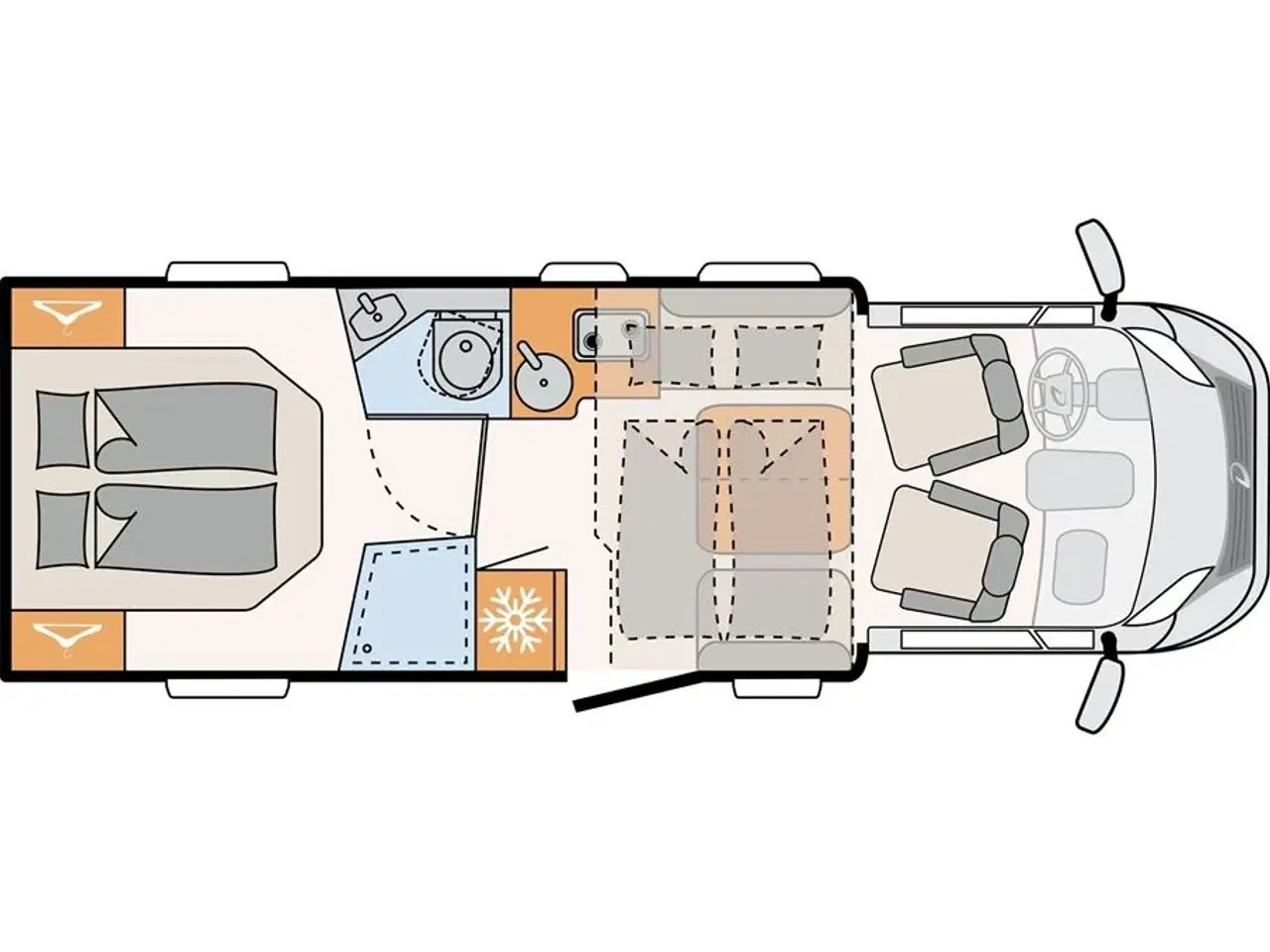 Billede 2 - 2026 - Dethleffs Dethleffs eksklusive kampagnemodel med vildt meget udstyr og vinterkomfortpakke!