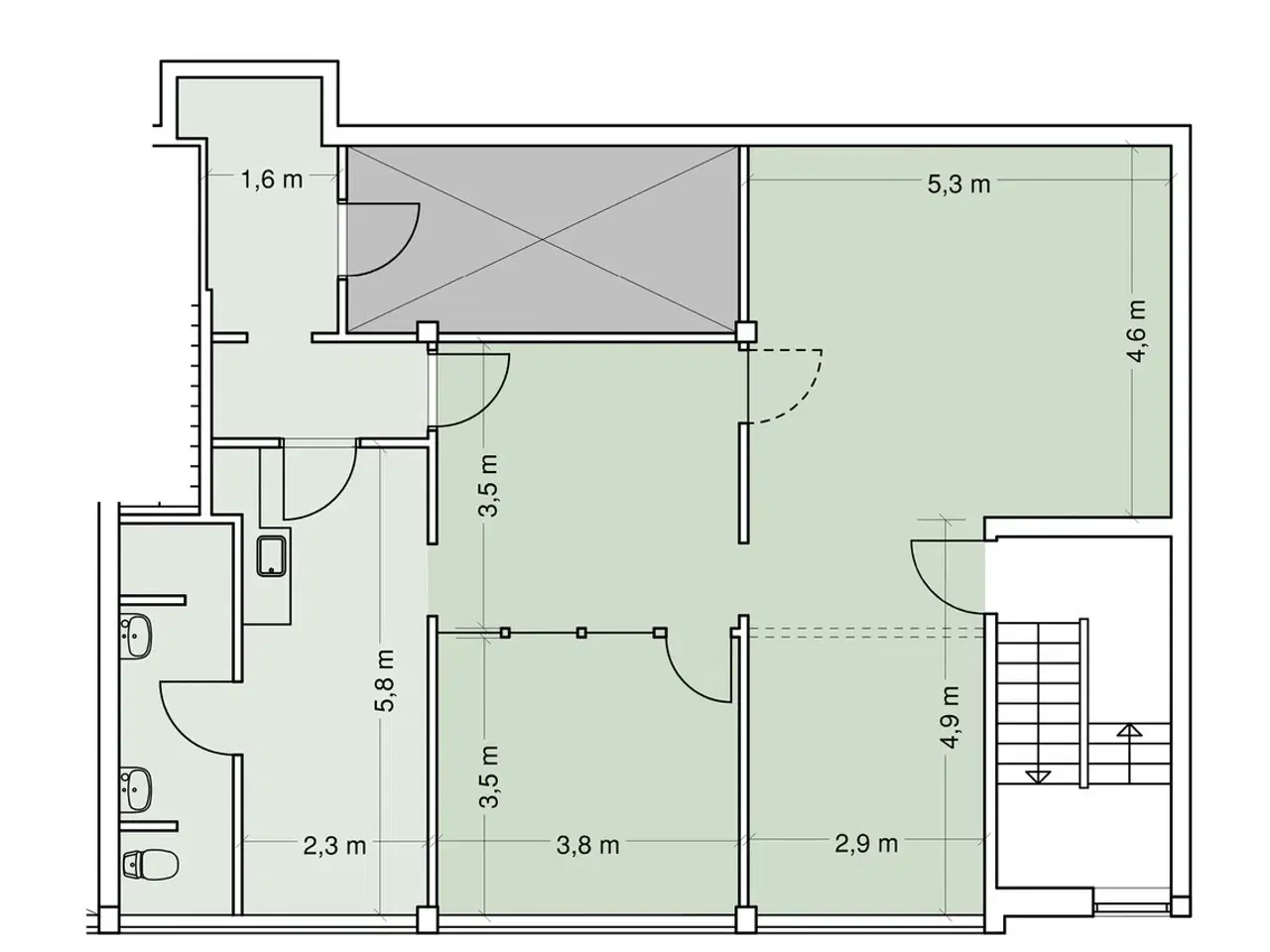 Billede 12 - Kontorlejemål på bagsiden af Silkeborgvej