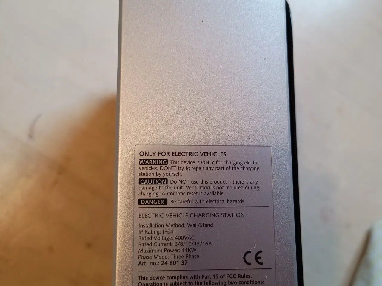 Billede 1 - Auto ladestation