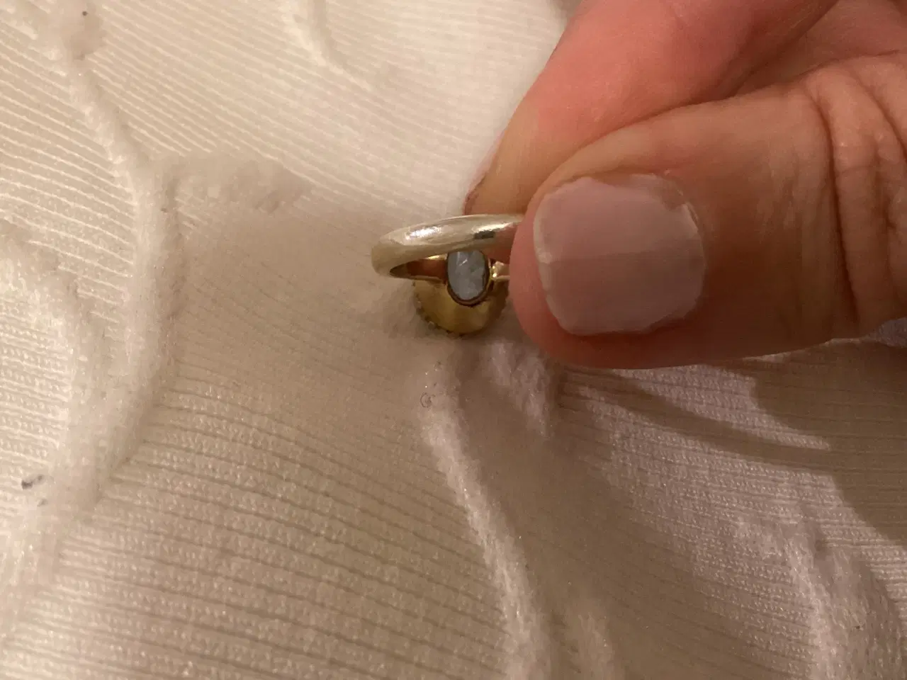 Billede 3 - Carre, blue topaz ring