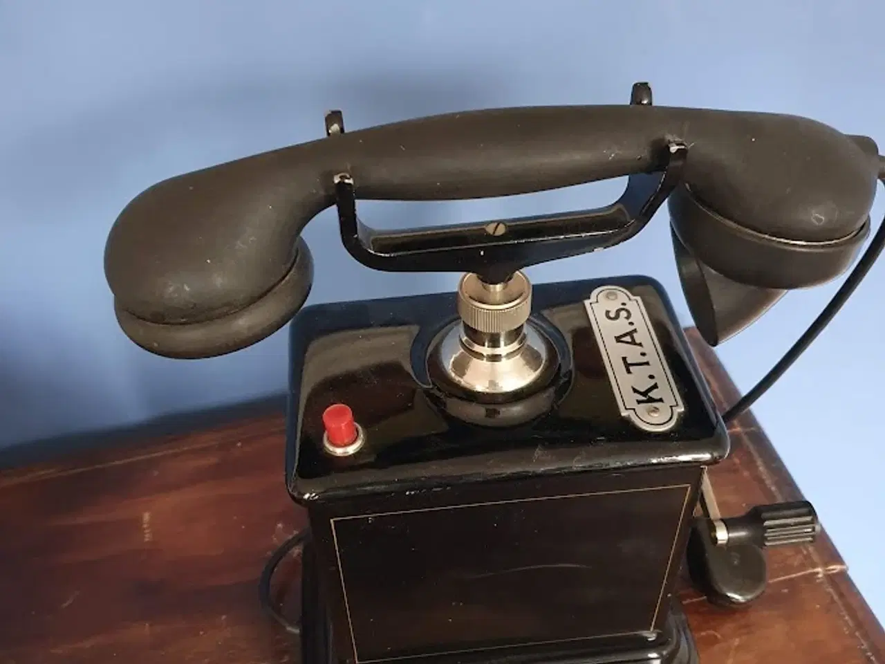 Billede 2 - Vintage K.T.A.S. bordtelefon - sort