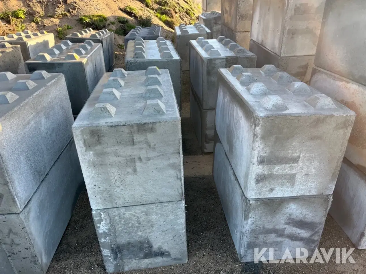 Billede 2 - Betonblokke / siloklodser 25 styk - 160x80x80cm
