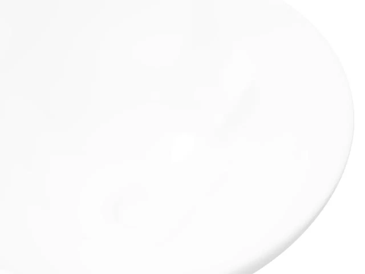Billede 3 - Keramisk badeværelsesvask hvid rund