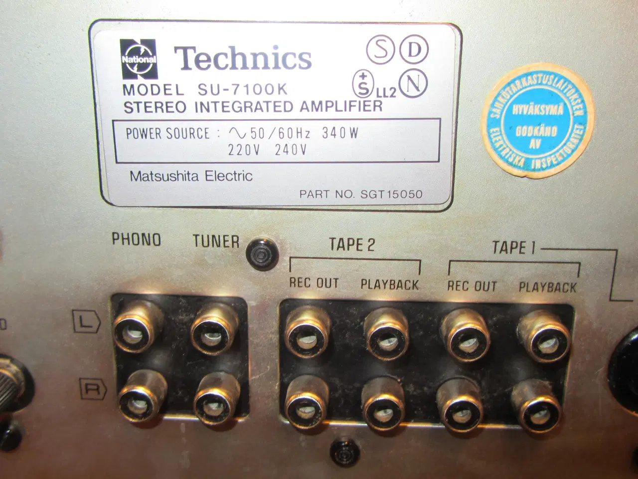 Billede 6 - VINTAGE TECHNICS SU-7100K