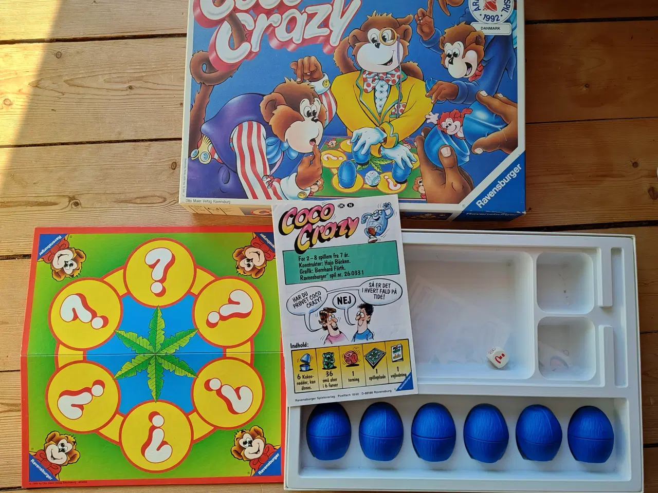 Billede 2 - Gammelt Retro Coco Crazy Brætspil