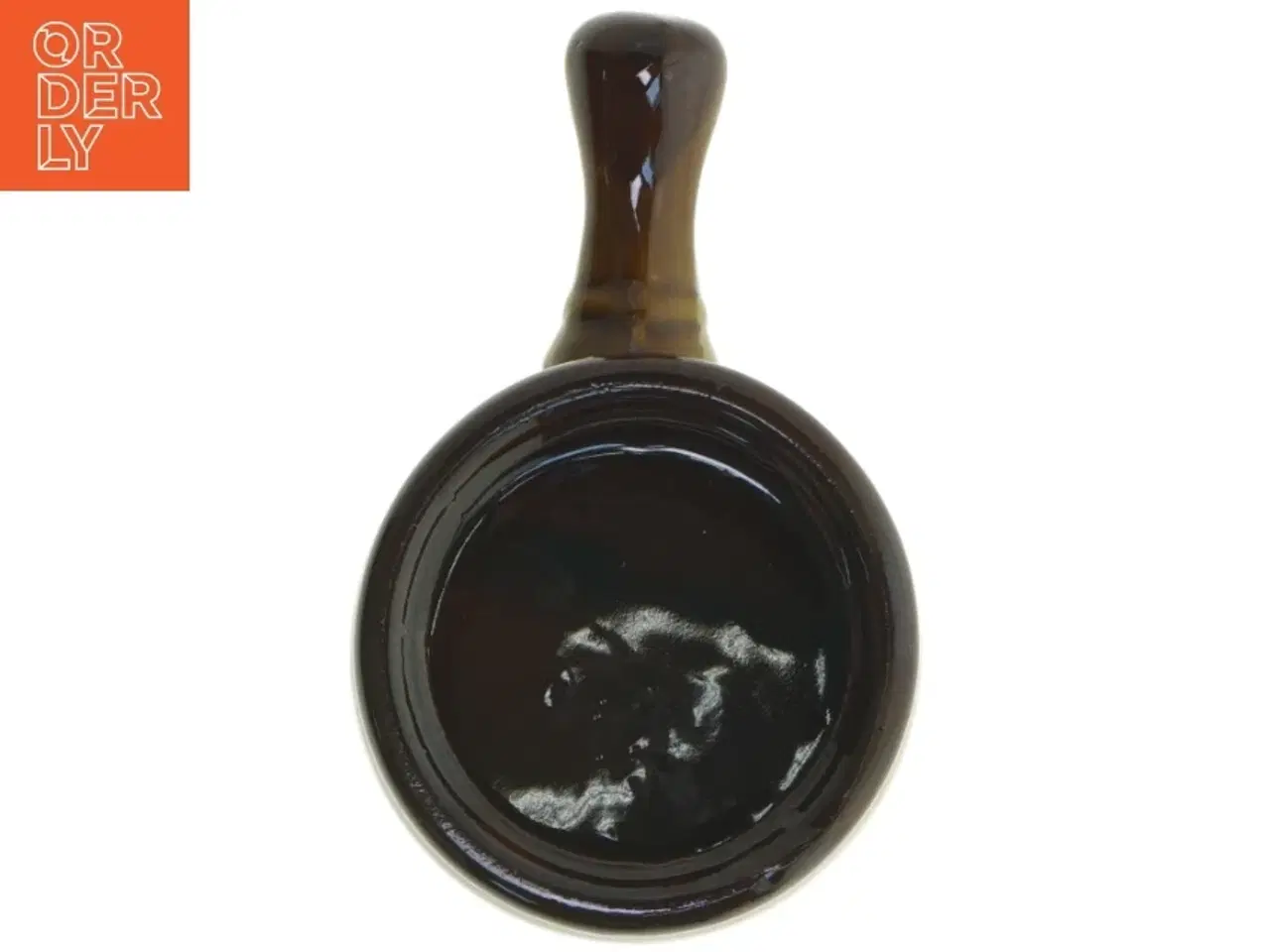 Billede 4 - Keramisk lågkrukke med håndtag (str. Ø 12 cm)