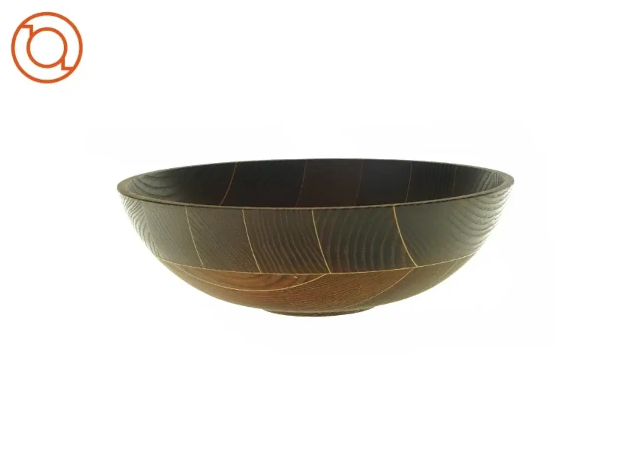 Billede 1 - Skål i mørkt træ