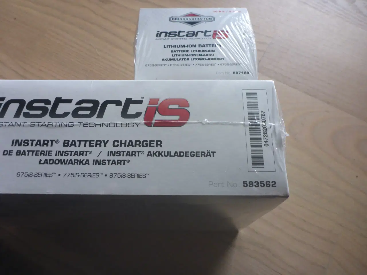 Billede 4 - briggs & stratton Lader samt batteri til instart