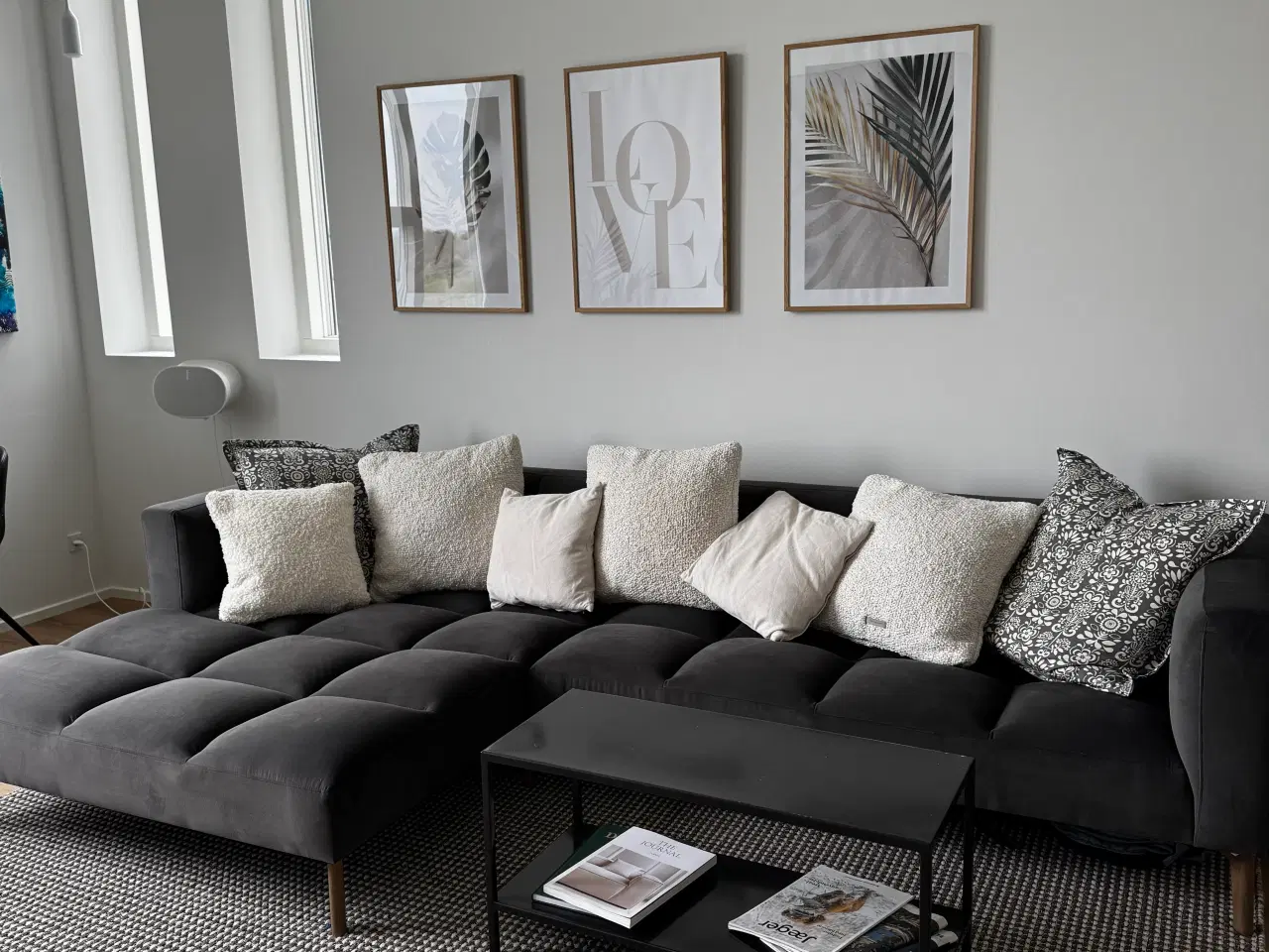 Billede 2 - Sofa bord, sort, metal