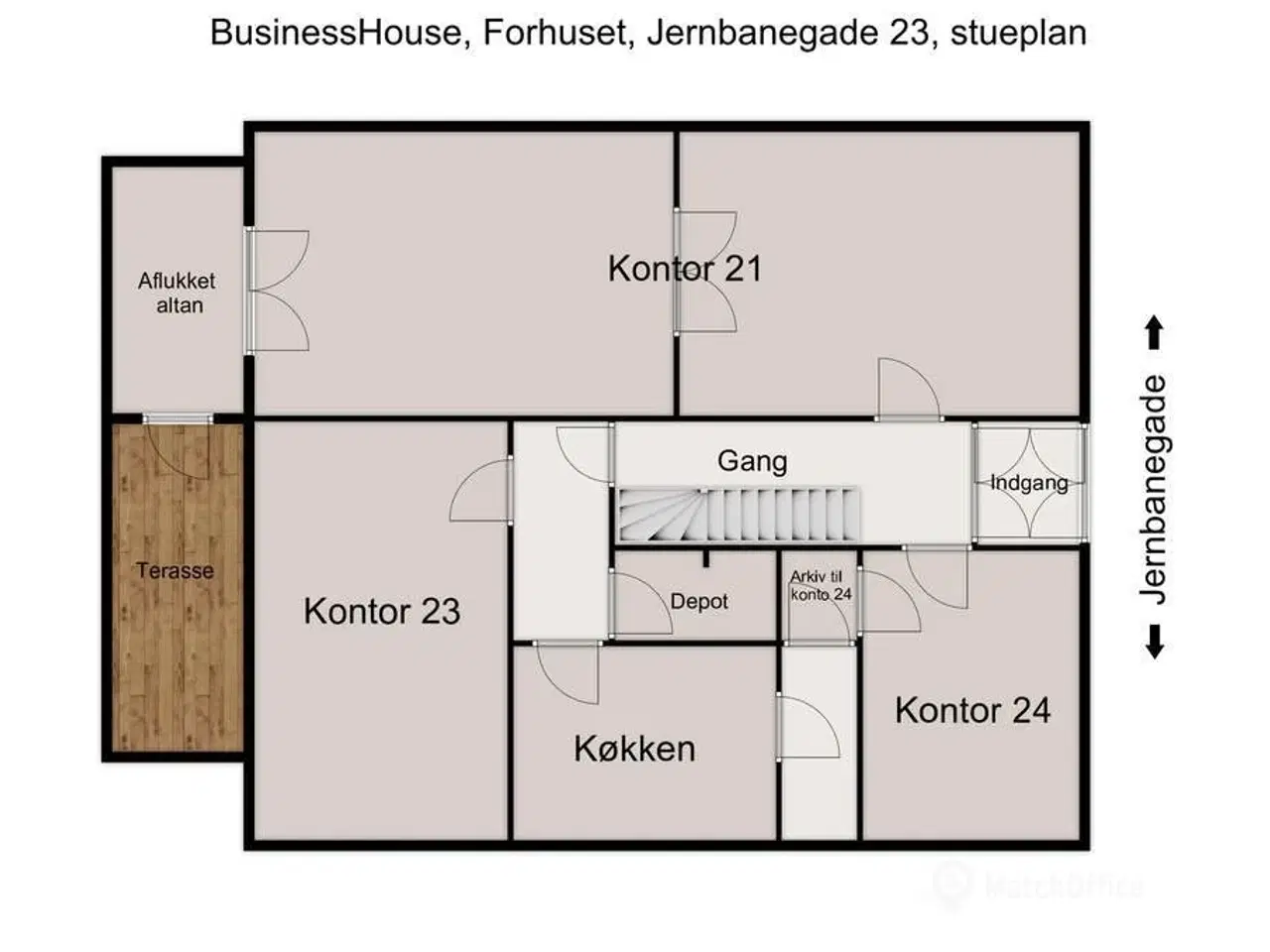 Billede 30 - Penthouse kontor i Roskilde centrum