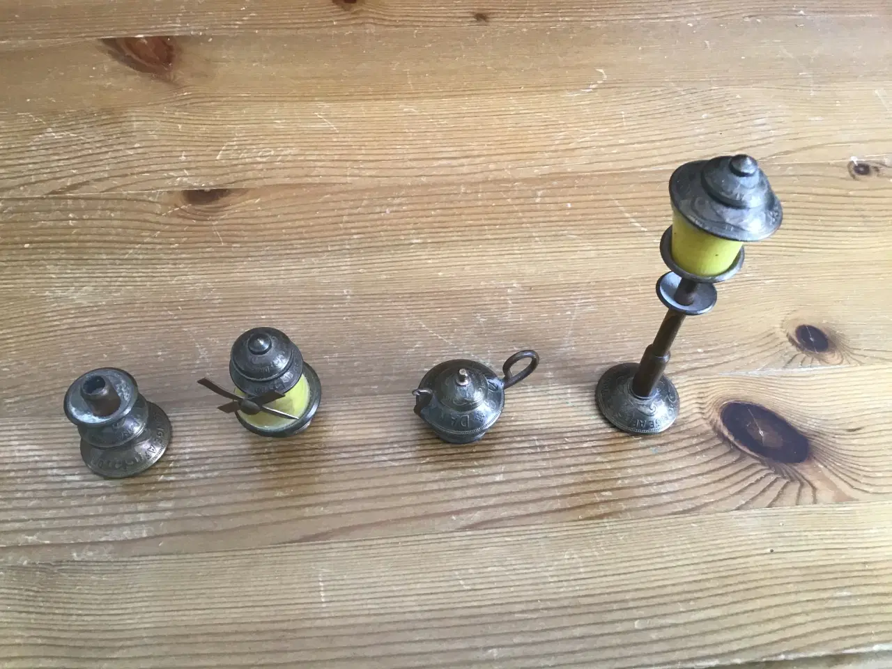 Billede 1 - 4stk nips lavet af kobbermønter