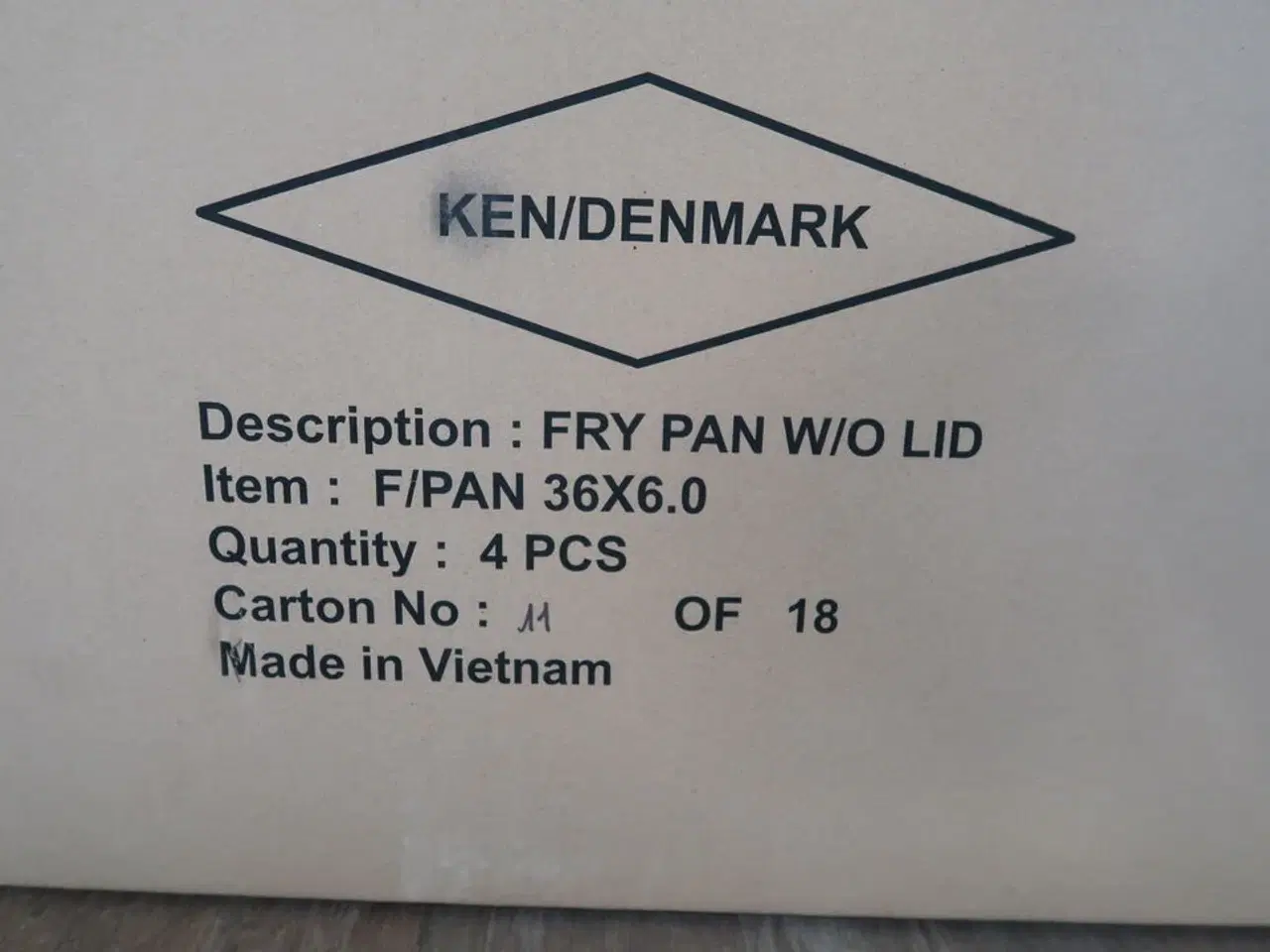 Billede 5 - 4 stk. Stegepander i stål  HORECA GROUP 201636