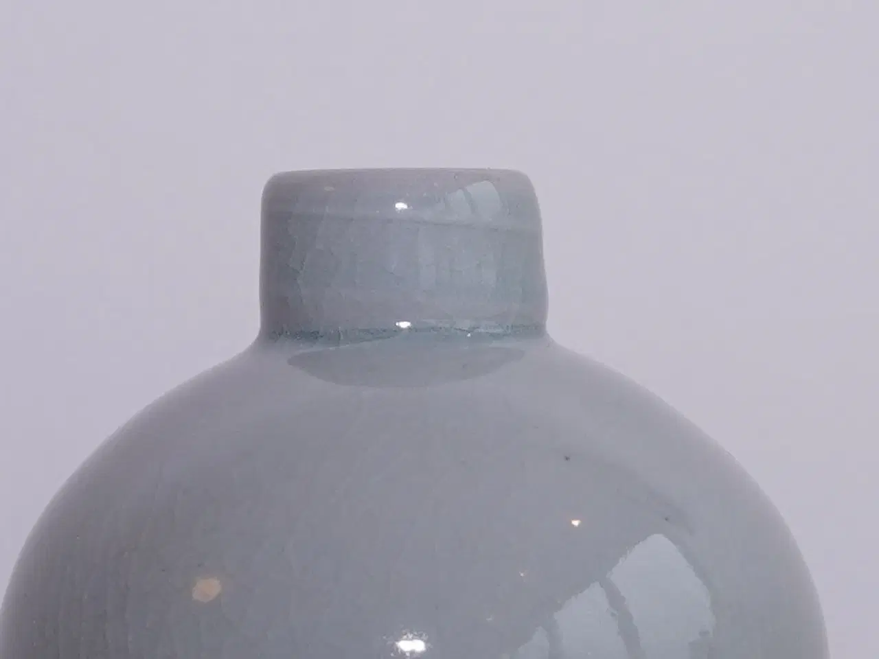 Billede 6 - Keramik vase med celadon glasur fra Potteriet