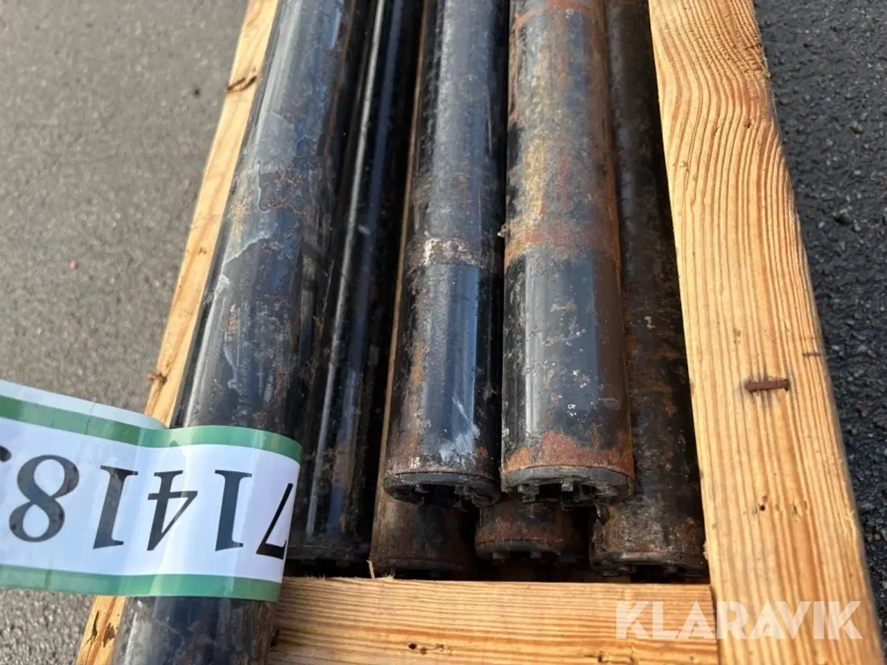 Billede 6 - Stålrør til styrbar underboring Ø45 7 styk.