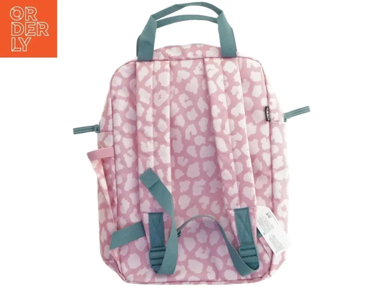 Billede 6 - Lyserød og grå børne rygsæk med dyremønster fra IKEA (str. 40 x 32 cm)