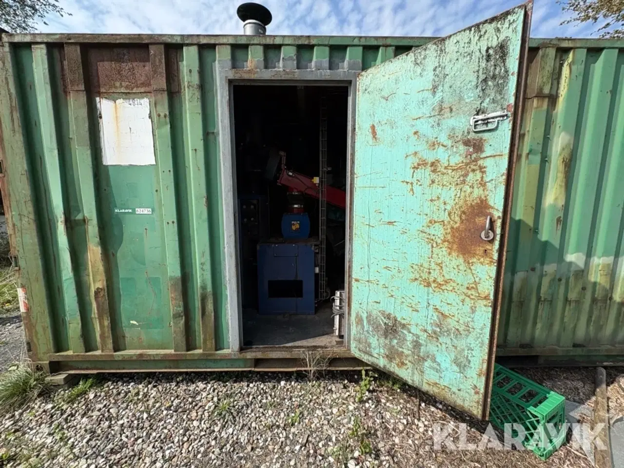 Billede 4 - Container med flisfyr 20 fods