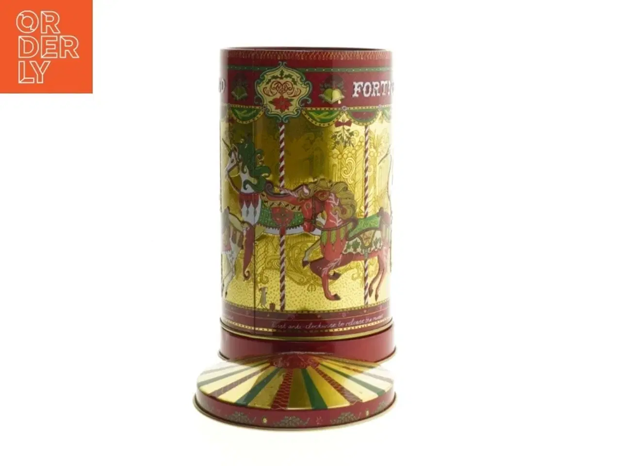 Billede 1 - dåse med karruseltema fra Fortnum Og Mason (str. 10 x 17 cm)