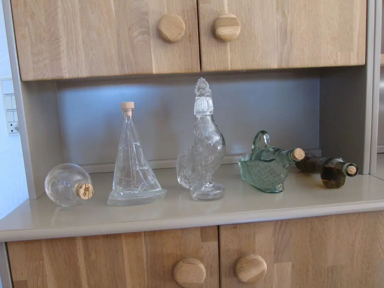 Billede 4 - Glas figur flasker.
