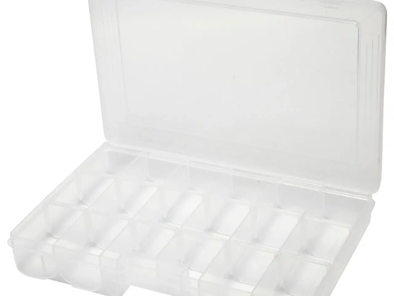 Billede 1 - Praktisk systemkasse med 18 rum - 27x19 cm