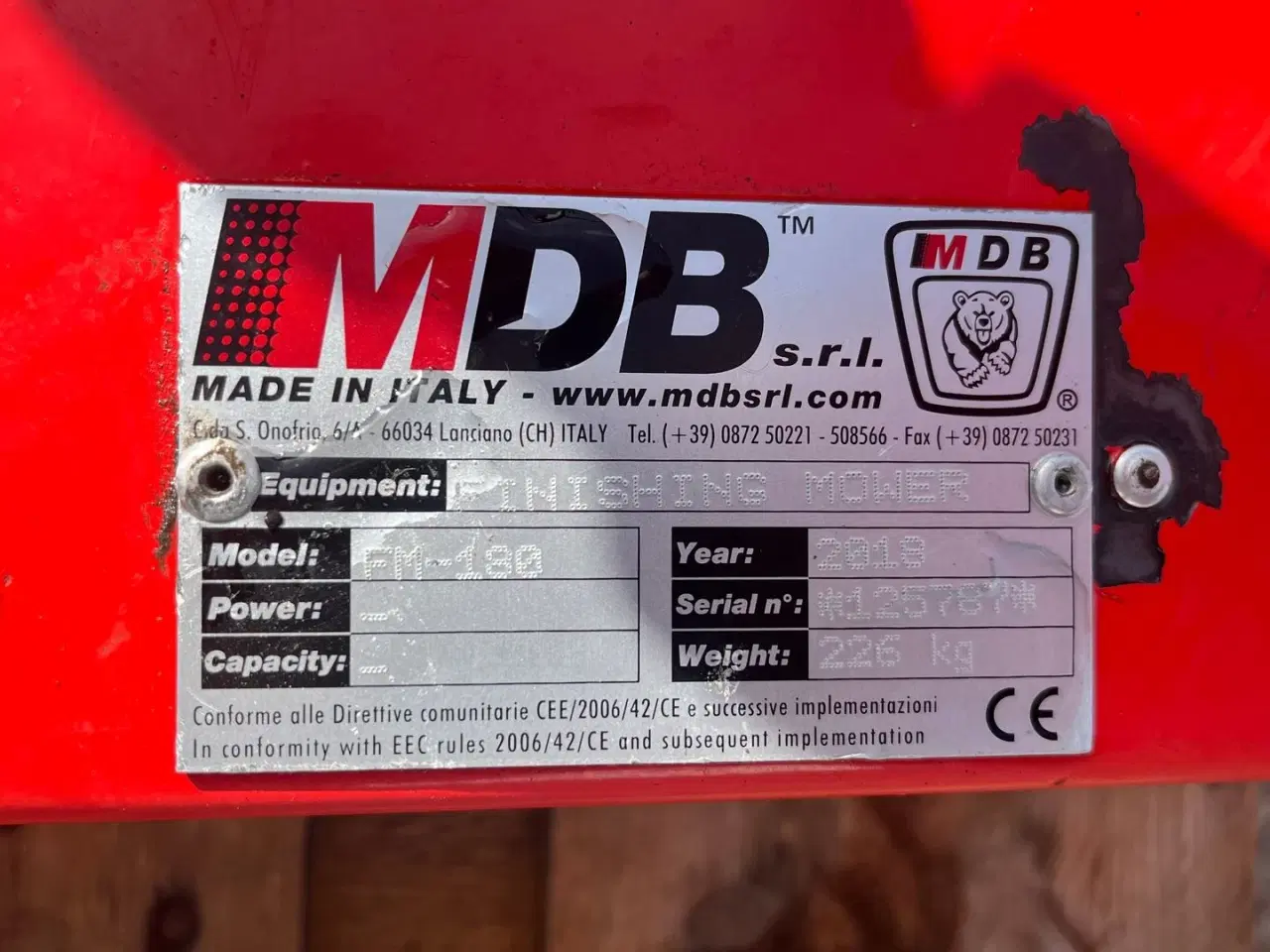 Billede 8 - MDB fm 180 180cm hydraulisk klipper med side klipper(under hegns)