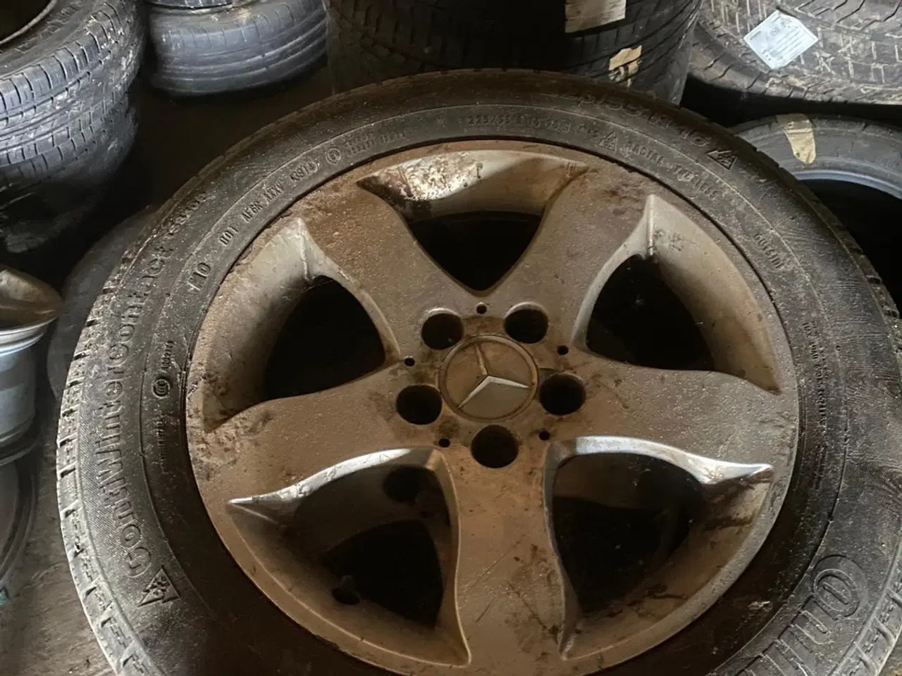 Billede 1 - Alufælge 17" og 16" mercedes