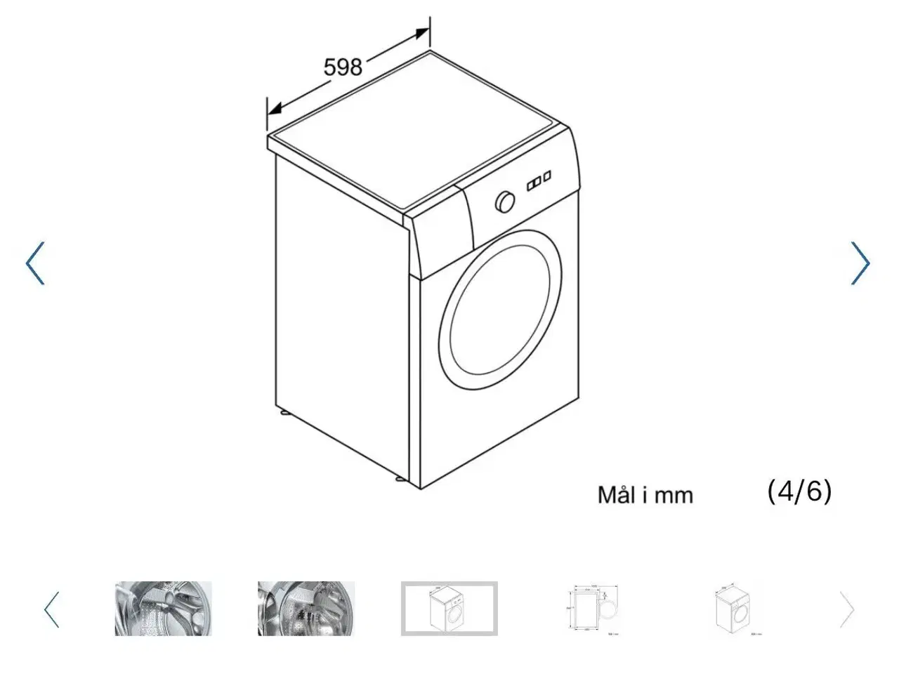 Billede 5 - Bosch vaskemaskine serie 4 VarioPerfekt