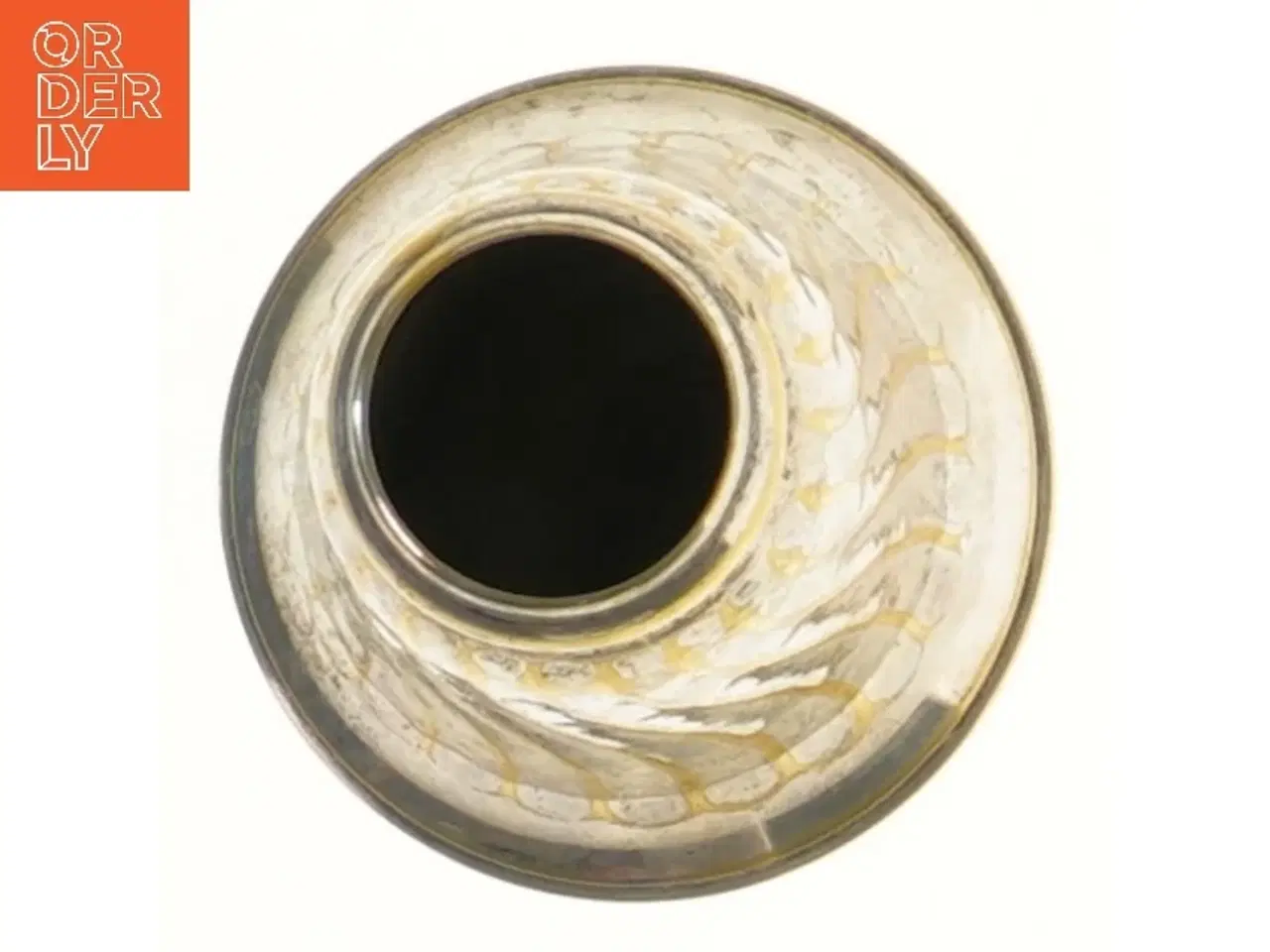 Billede 2 - Sølvplet vase med glasindsats (str. 15,5 cm)