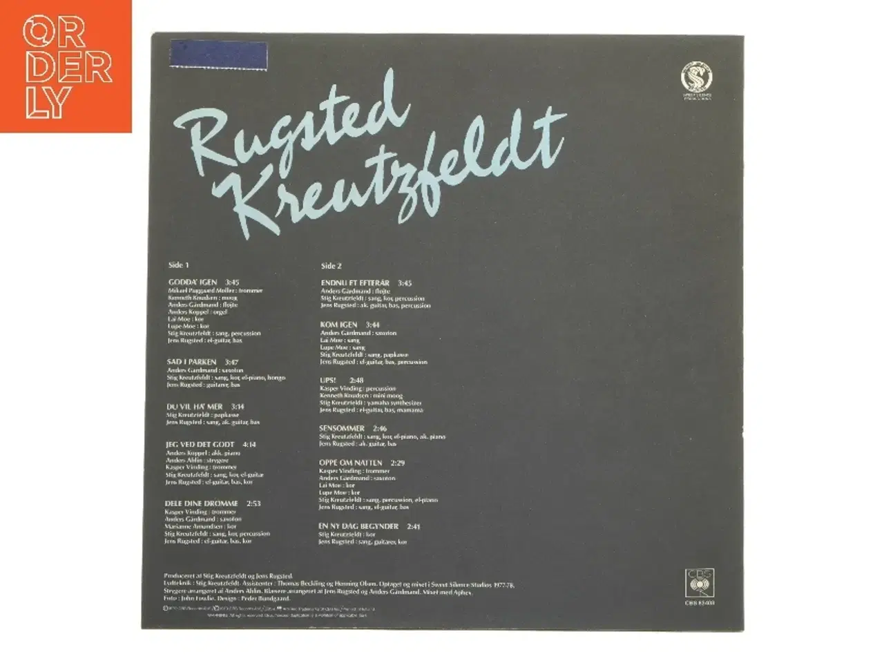 Billede 2 - Rugsted & Kreutzfeldt LP fra CBS