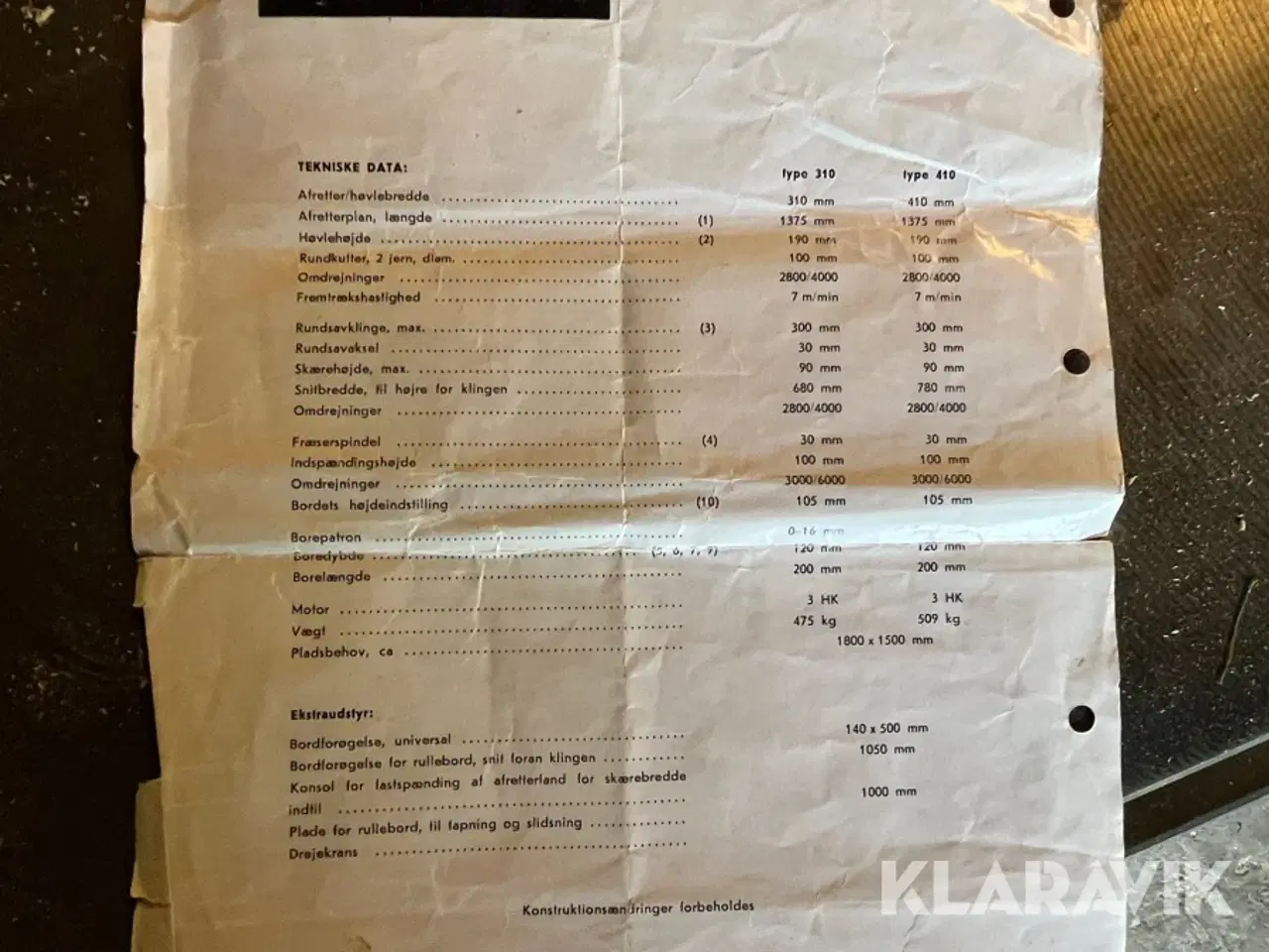 Billede 8 - Snedkerimaskine / kombimaskine Felder med Spånsug og tilbehør