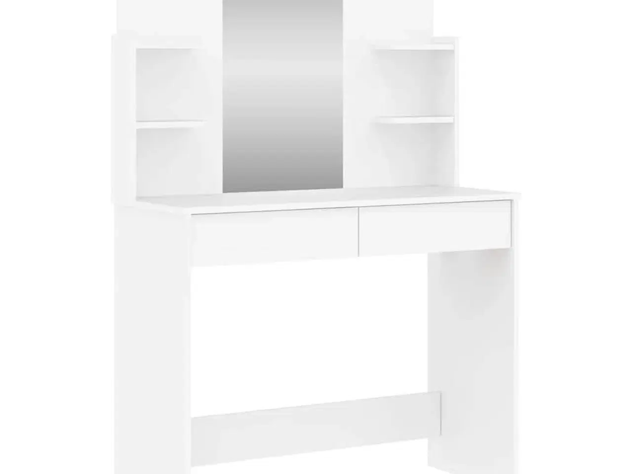 Billede 2 - Makeupbord med spejl 96x39x142 cm hvid