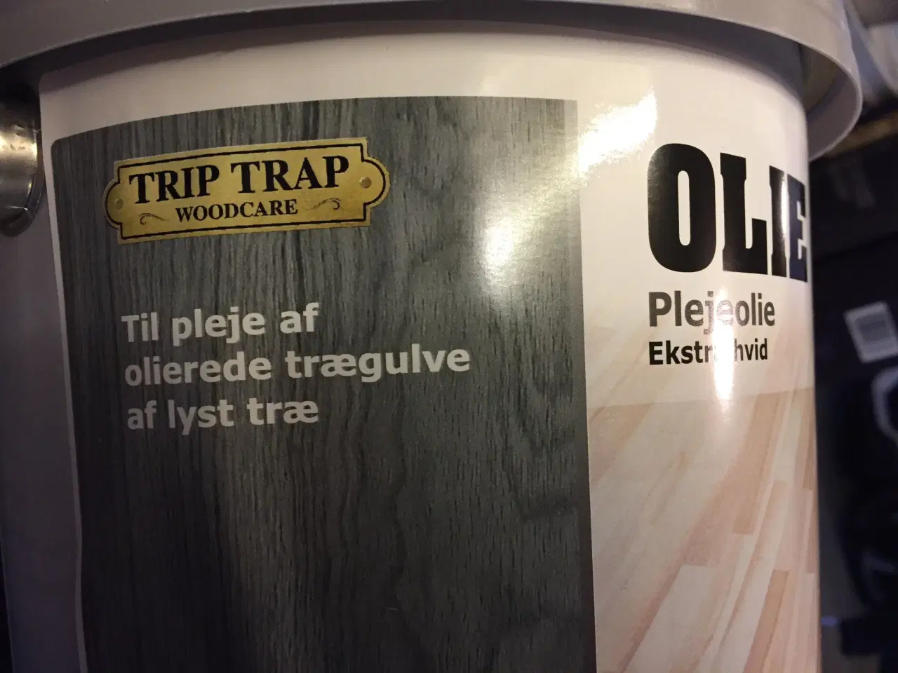 Billede 1 - Trip Trap trægulvolie ekstra HVID 2,5L