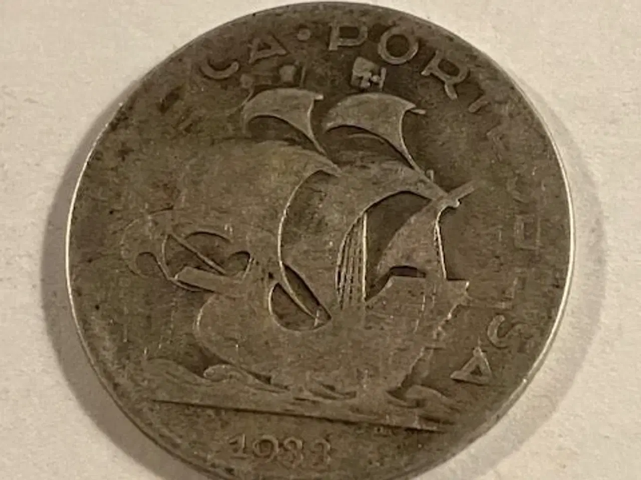 Billede 2 - 5 Escudos 1933 Portugal