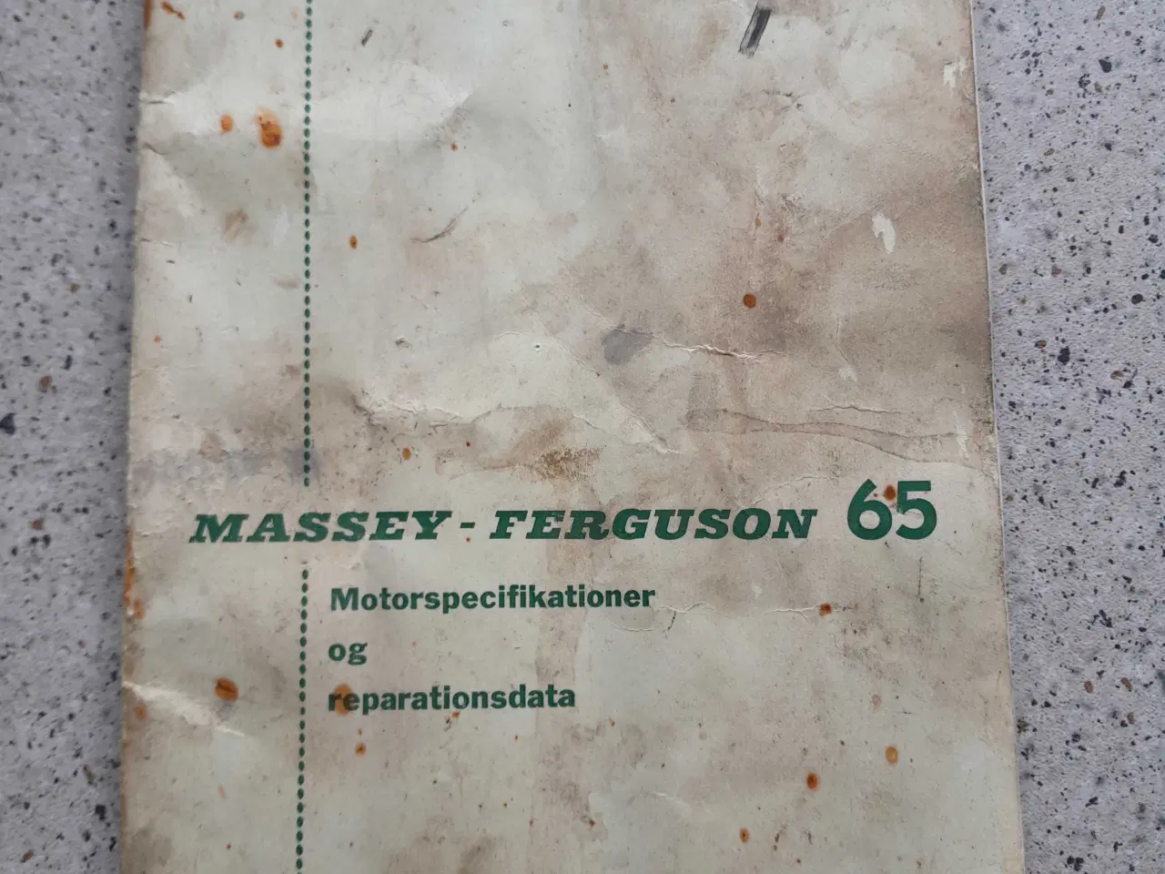 Billede 1 - MF 65 Motorspecifikationer