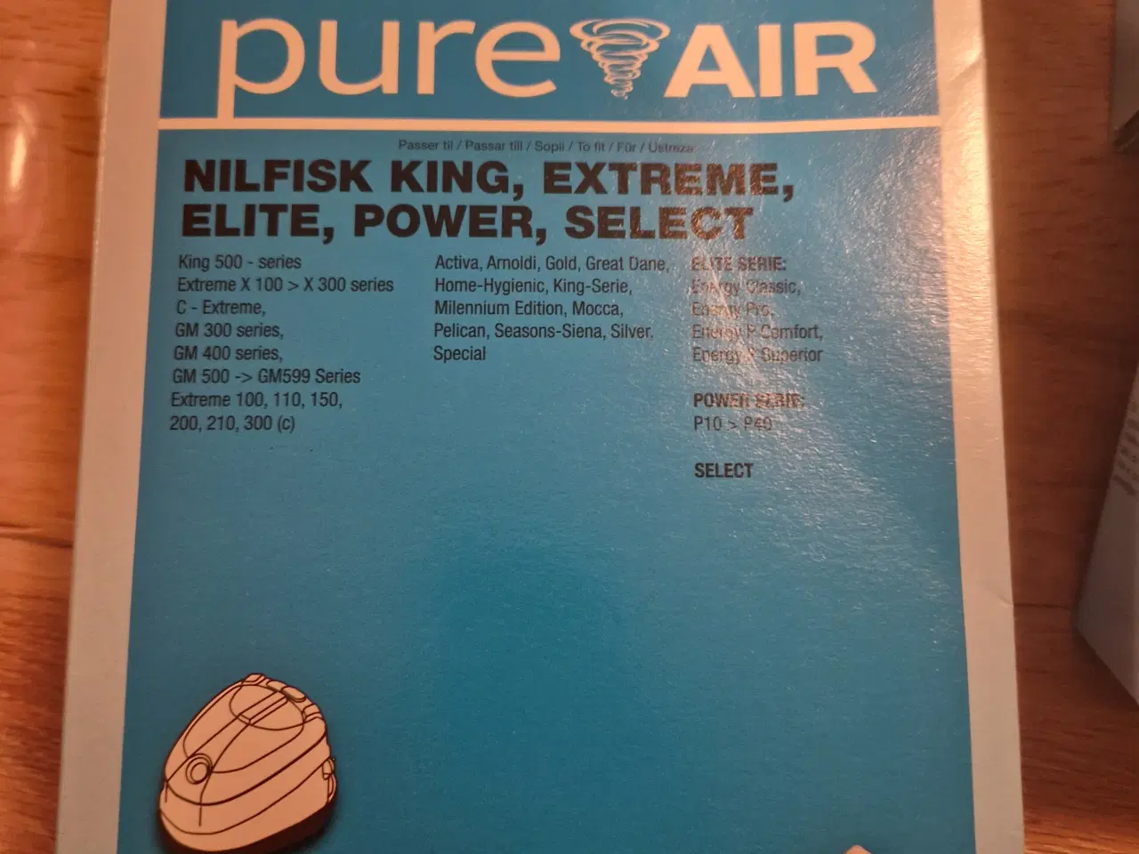 Billede 3 - 3 pakker Pure Air støvsugerposer 