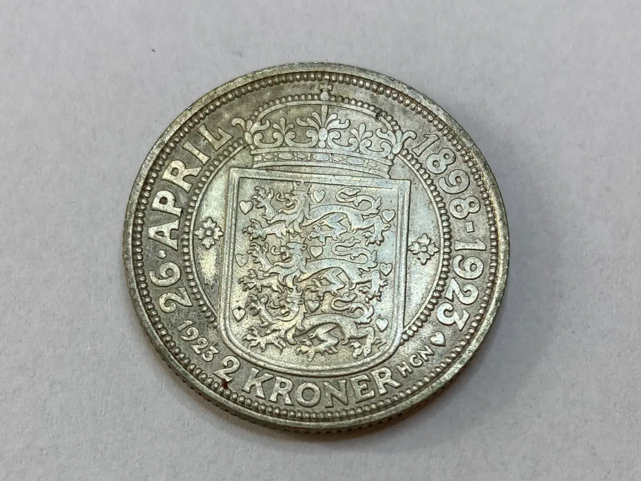 Billede 2 - Erindringsmønt i sølv