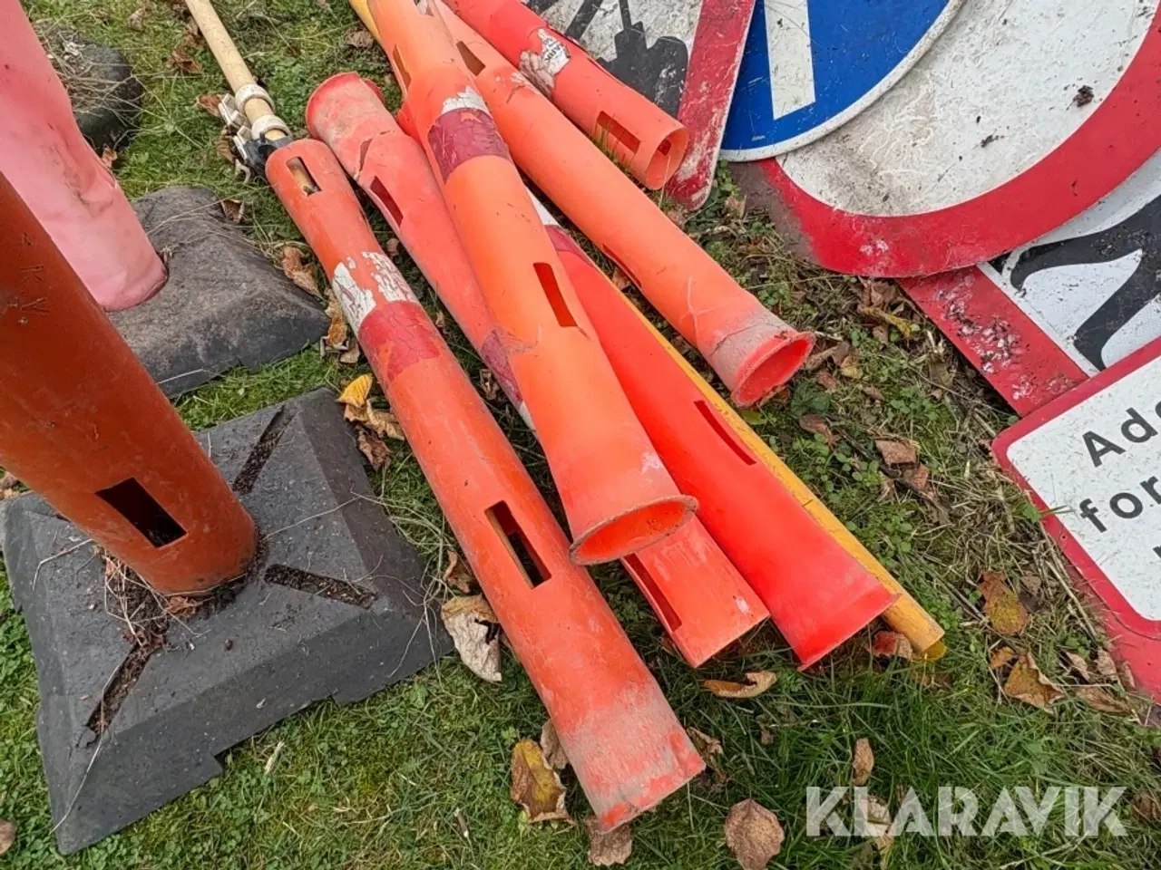 Billede 8 - Blandet trafik skilte og kegler