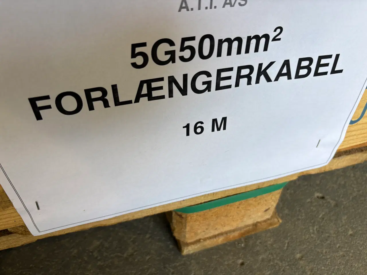 Billede 2 - 5G50mm2 forlænger kabel 16 m med CEE stik