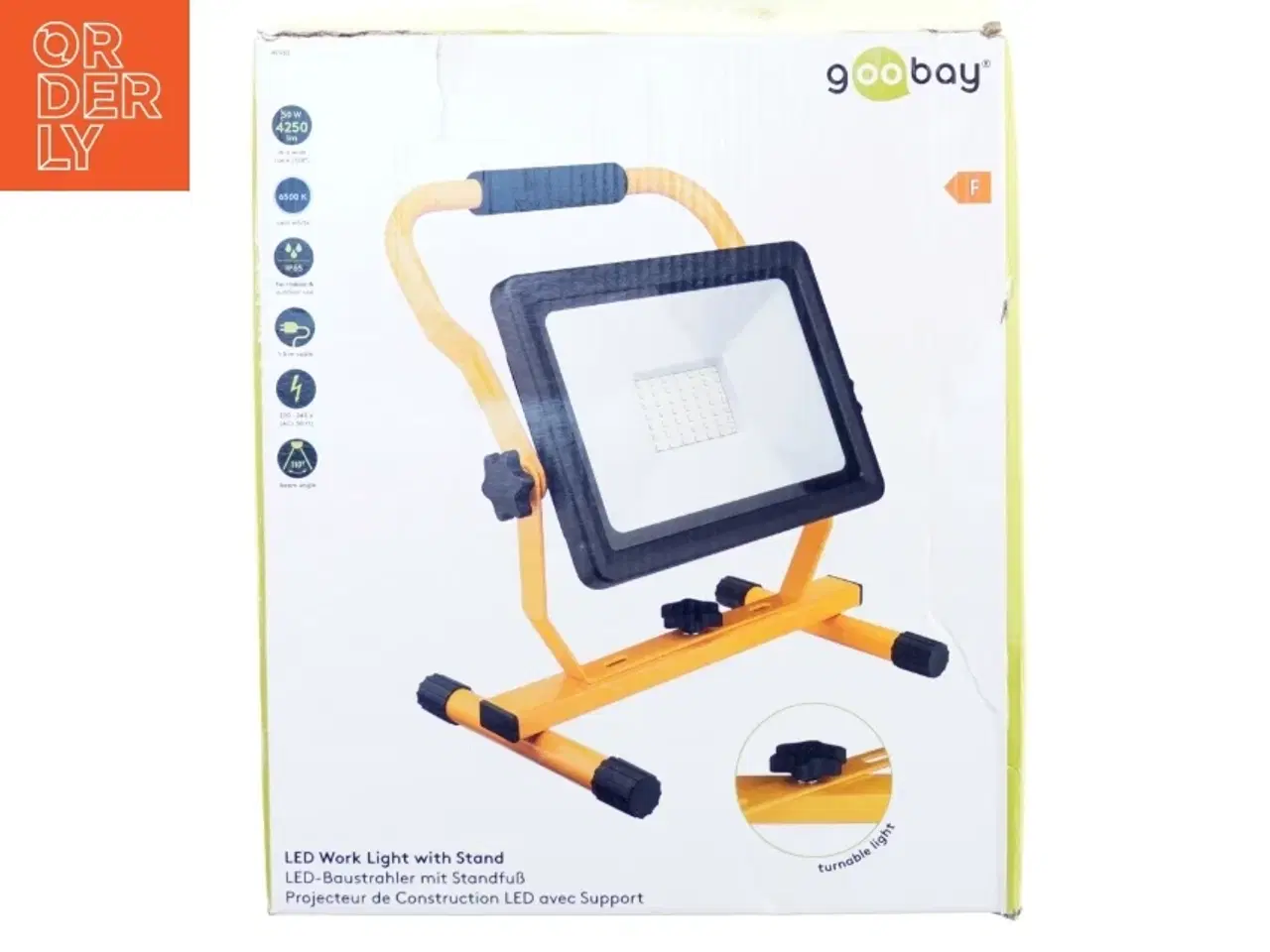 Billede 1 - LED work light with stand fra Goo Bay (str. 33 x 10 x 27 cm)