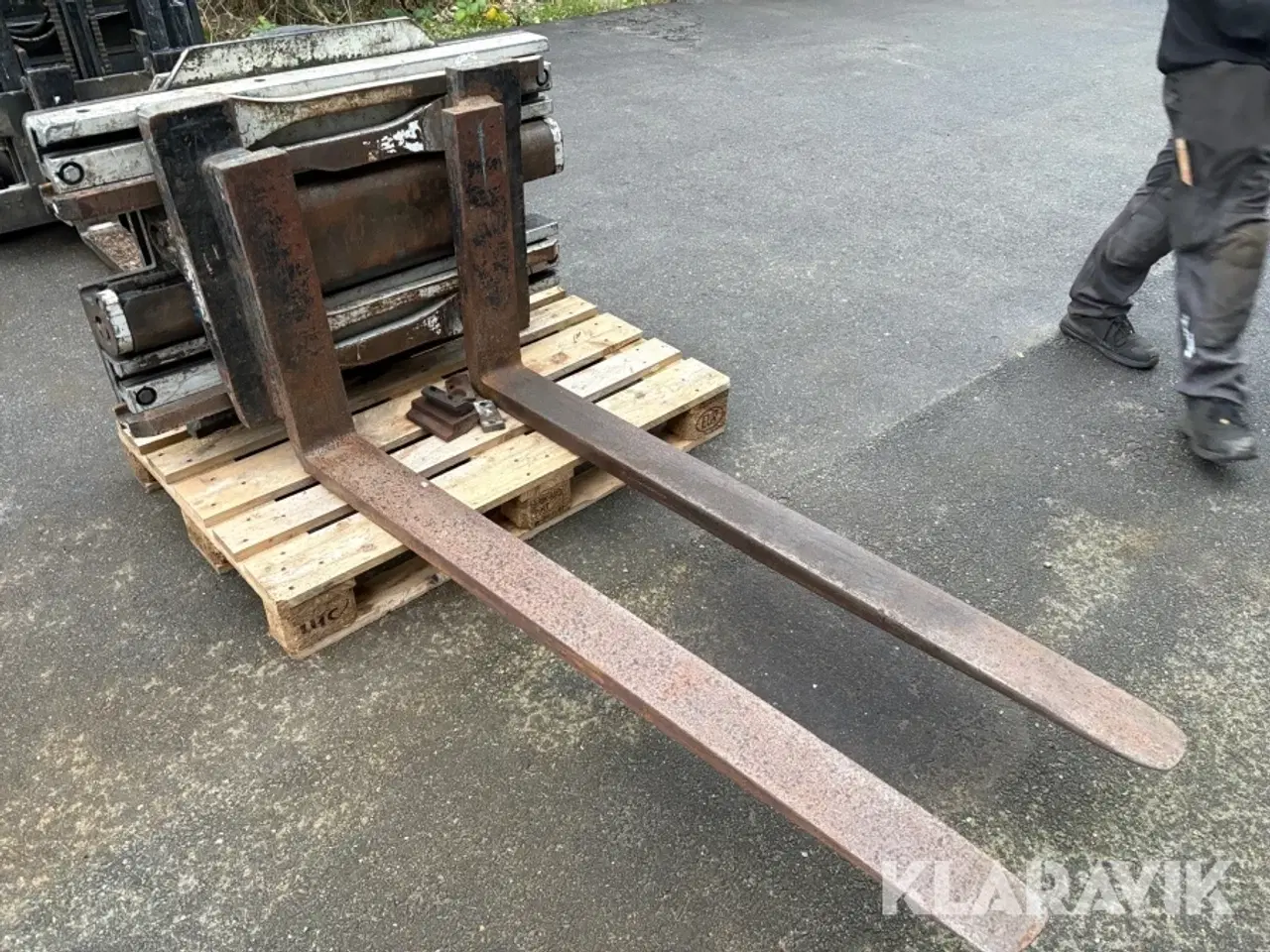 Billede 2 - Vende agregat med hydraulisk gaffelspredning Cascade