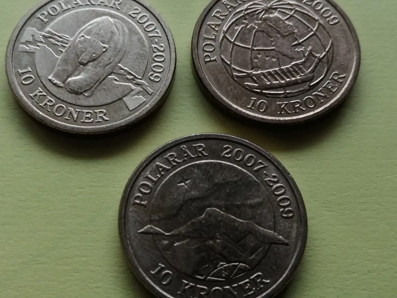 Billede 5 - Danske mønter og 10 kr. seddel