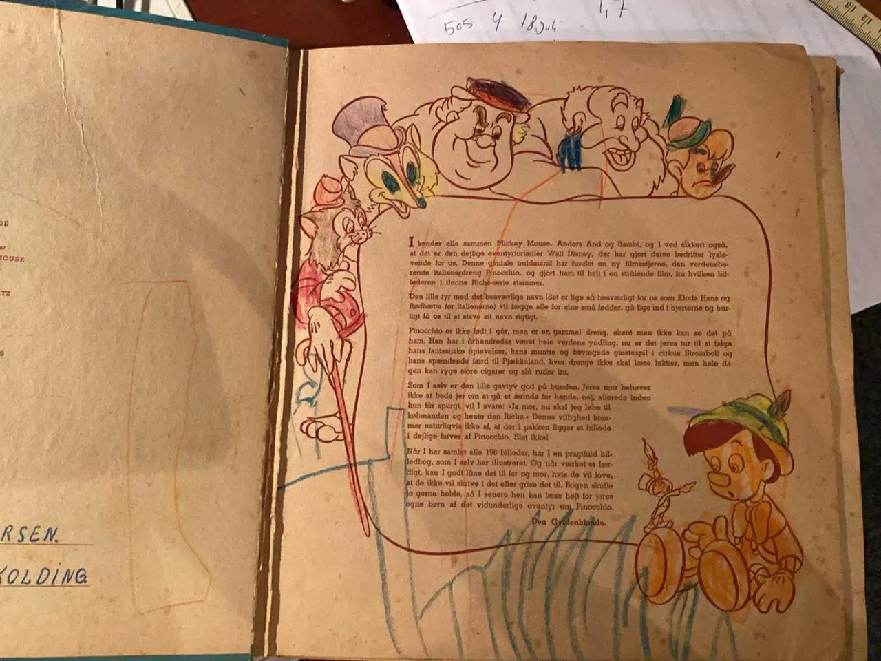 Billede 6 - Richs samlealbum. Pinocchio