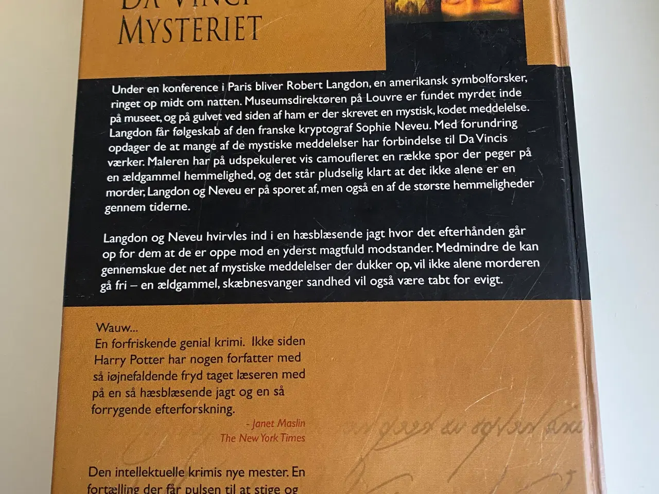 Billede 2 - Da Vinci Mysteriet af Dan Brown