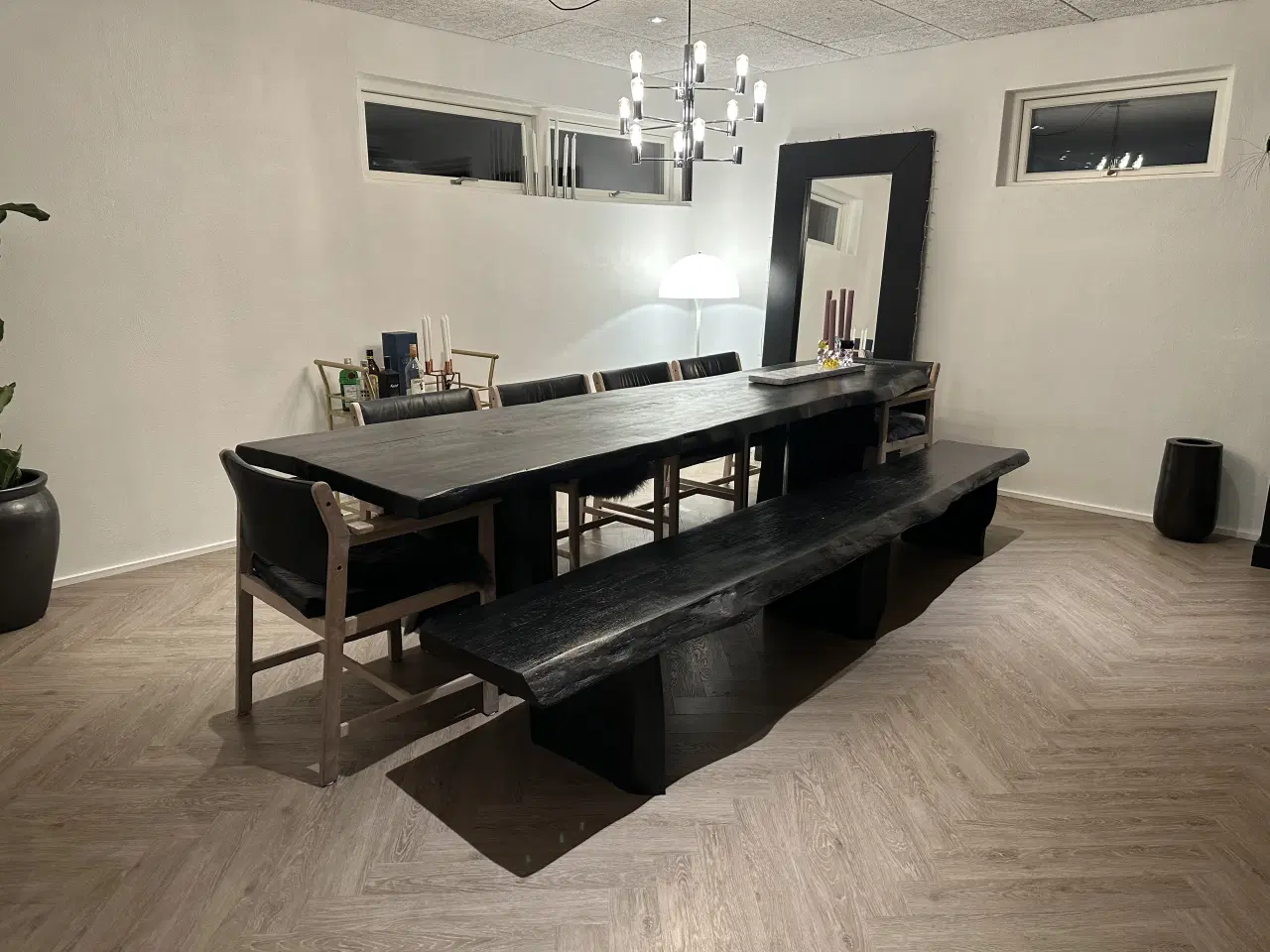 Billede 5 - Plankebord i massivt egetræ, 