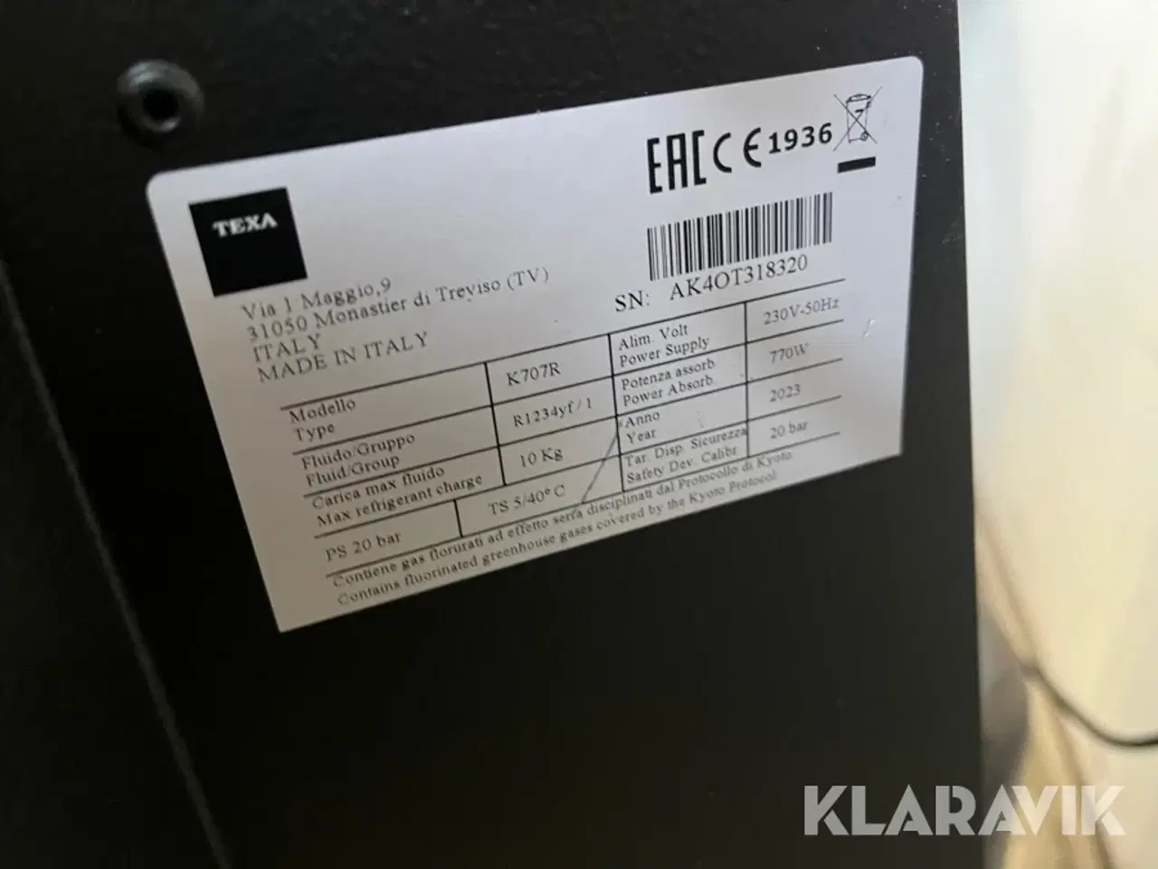 Billede 12 - Aircondition maskine Texa K707R