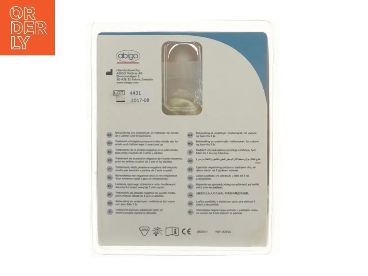 Billede 2 - Otovent næseslange til øretrykbehandling fra Otovent (str. 16x13 cm)