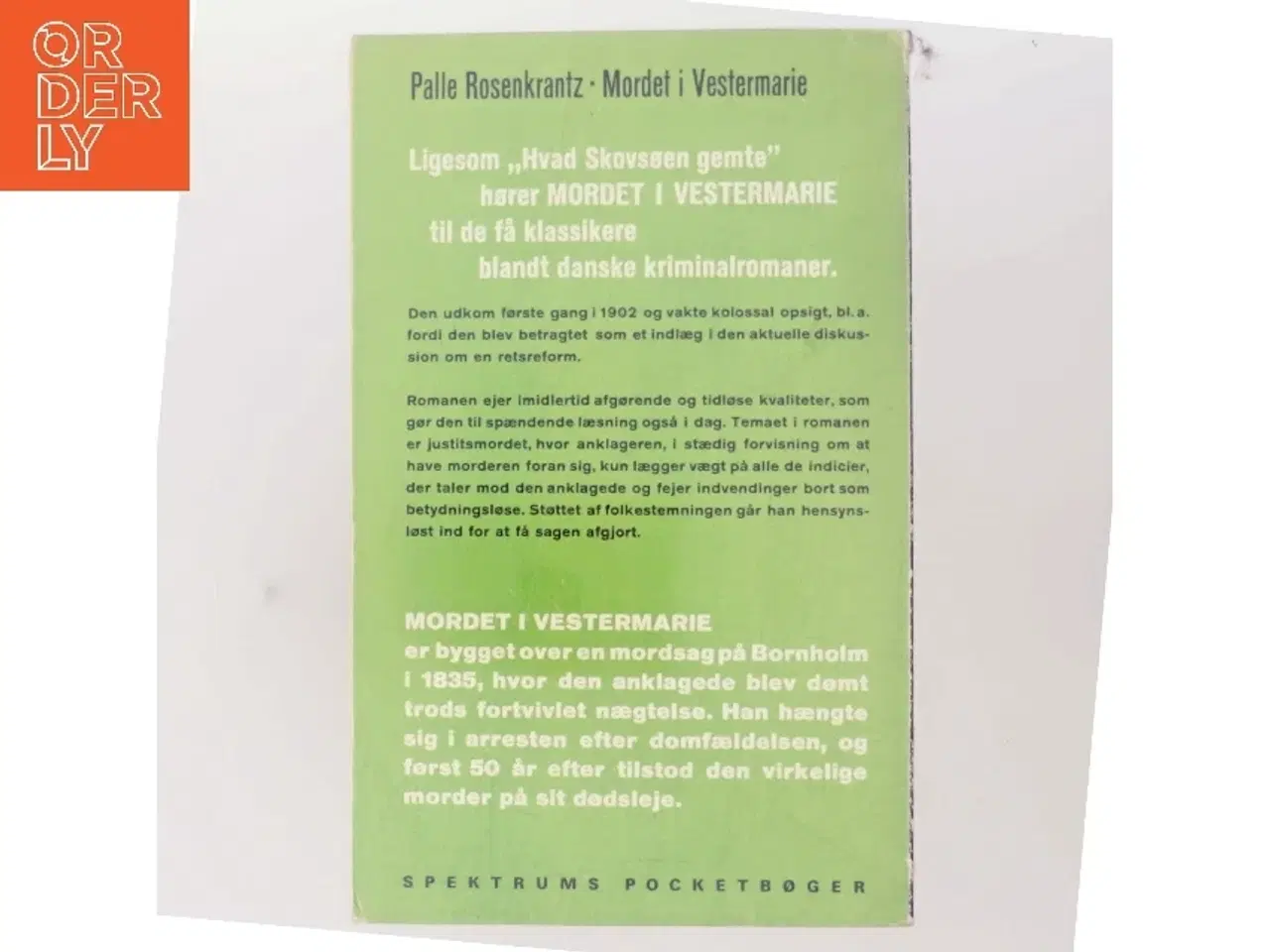 Billede 3 - Mordet i Vester Marie af Palle Rosenkrantz (Bog)