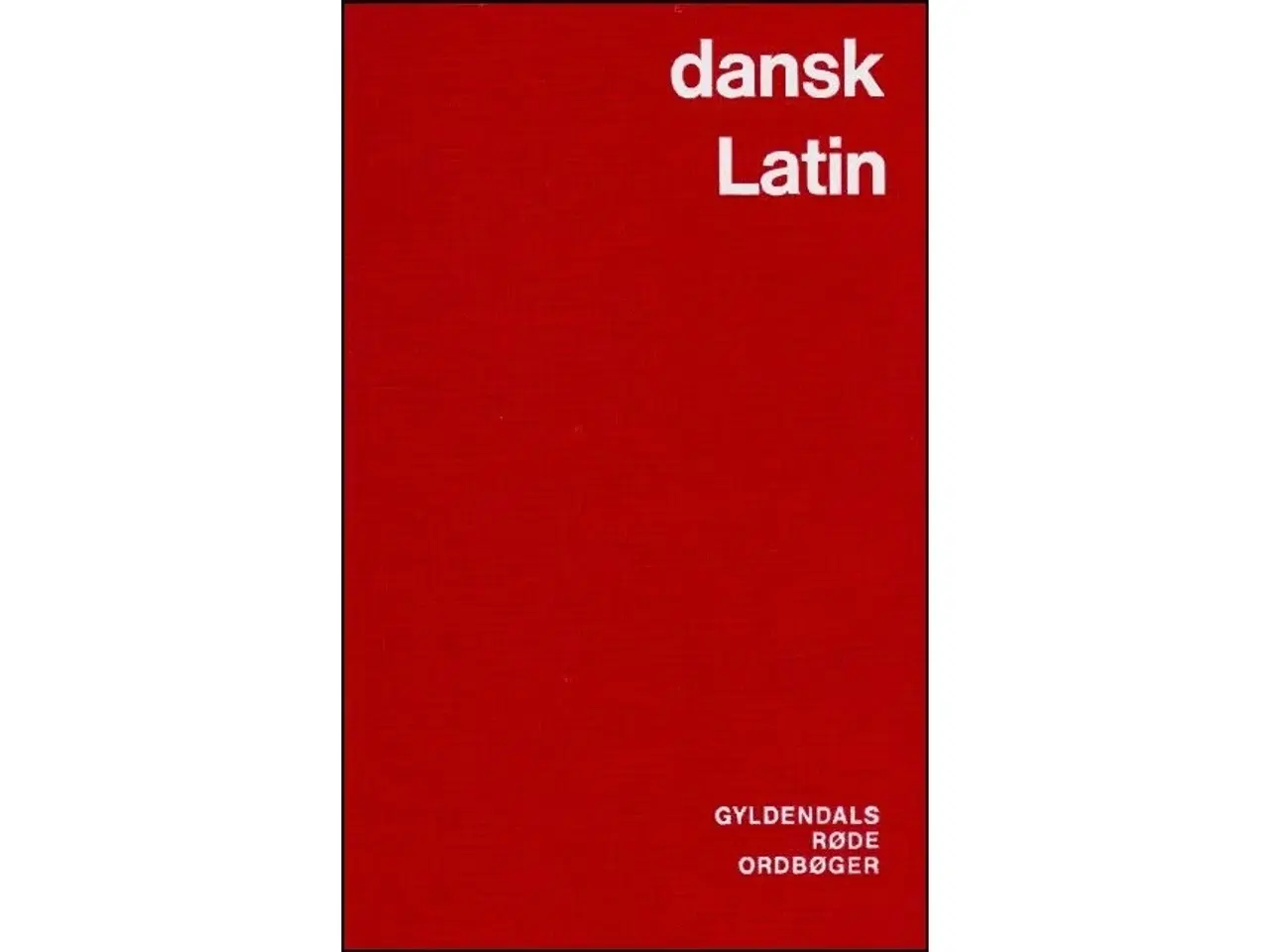 Billede 1 - Dansk-Latin Ordbog