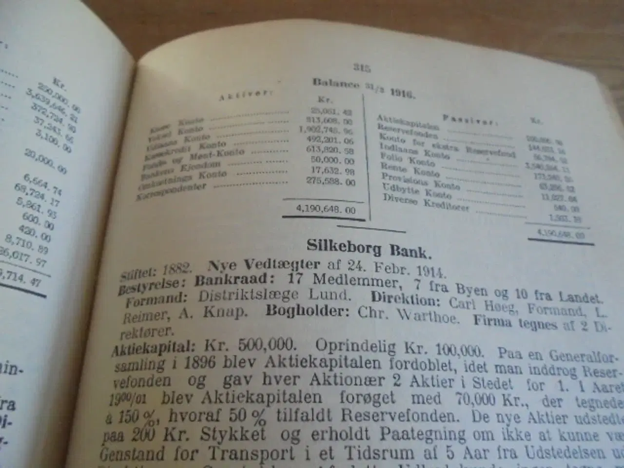 Billede 4 - GREEN’S Danske Fonds og Aktier – 1916  