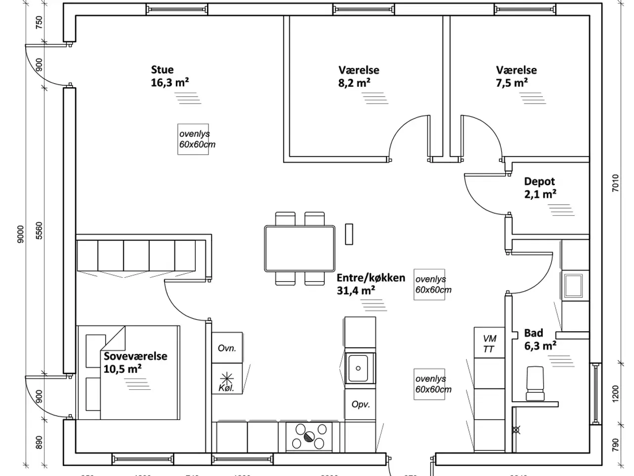 Billede 9 - Beboelses Pavillion 95m2